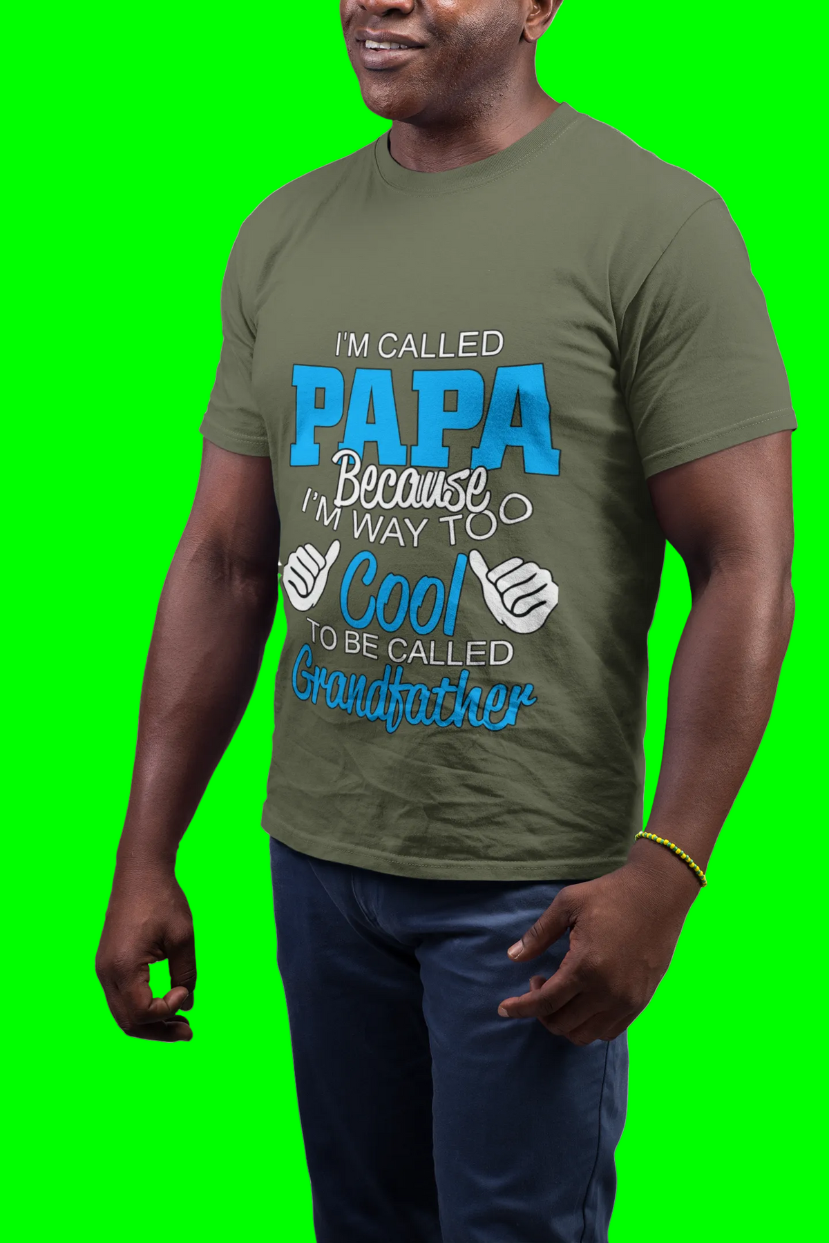 Papa Way Too Cool To Be Called Grandfather T-Shirt