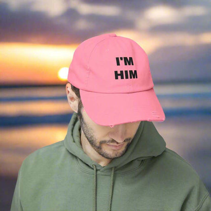 I’m Him Dad Hat – Bold Confident Statement Adjustable Cap Gift - WJMAPPAREL.COM