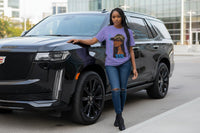 Detroit 313 Tee — Girl in Camo Cap Graphic T-Shirt - WJMAPPAREL.COM