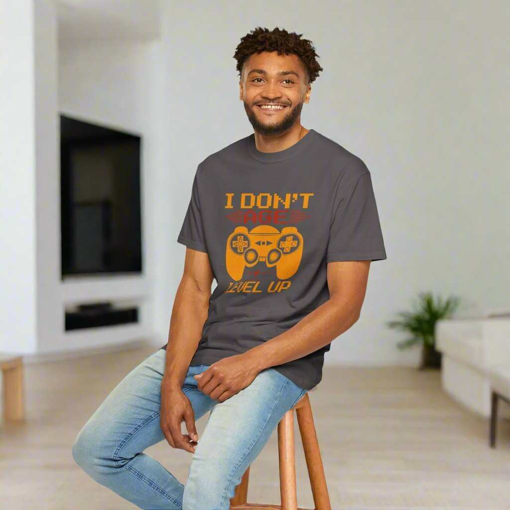 I Don’t Age I Level Up T-Shirt – Funny Birthday Gamer Shirt Gift - WJMAPPAREL.COM
