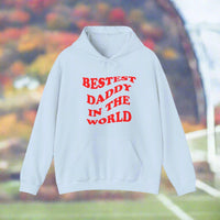 Bestest Daddy In The World Hoodie Red