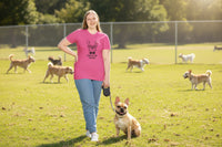 French Bulldog with Glasses T-Shirt
