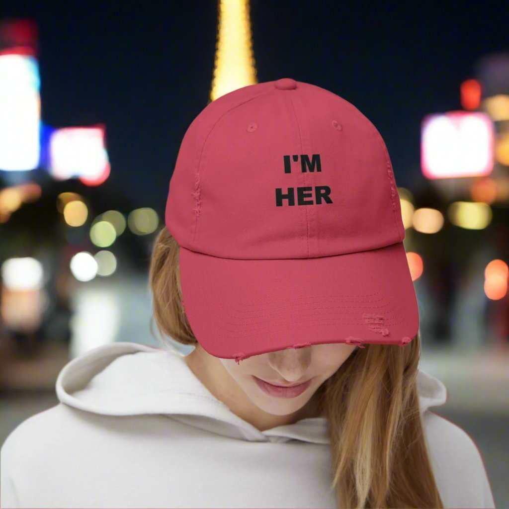 I’m Her Dad Hat – Bold Confident Adjustable Cap Gift - WJMAPPAREL.COM
