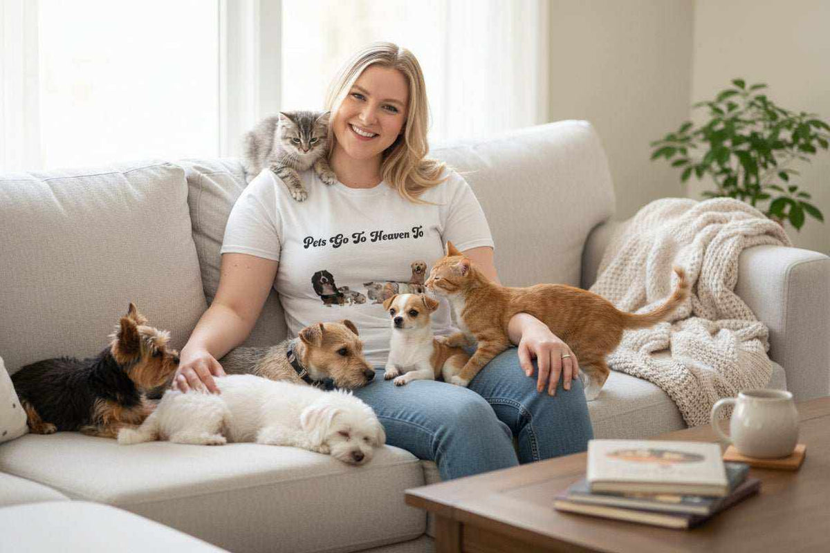 Pets Go To Heaven T-Shirt - WJMAPPAREL.COM