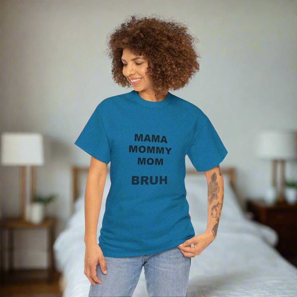 Mama Momy Mom Bruh T-Shirt – Funny Mom Graphic Tee Gift - WJMAPPAREL.COM