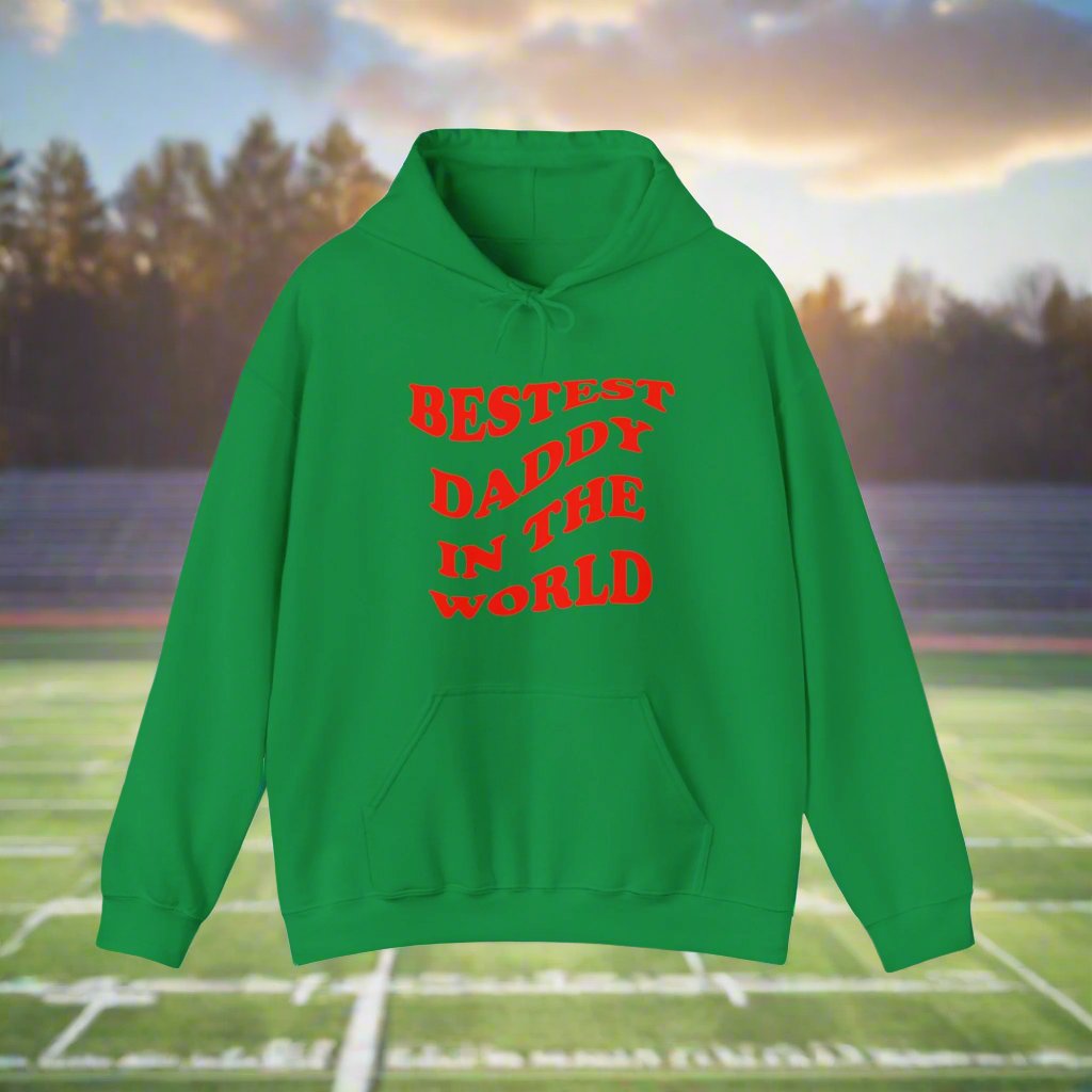 Bestest Daddy In The World Hoodie Red
