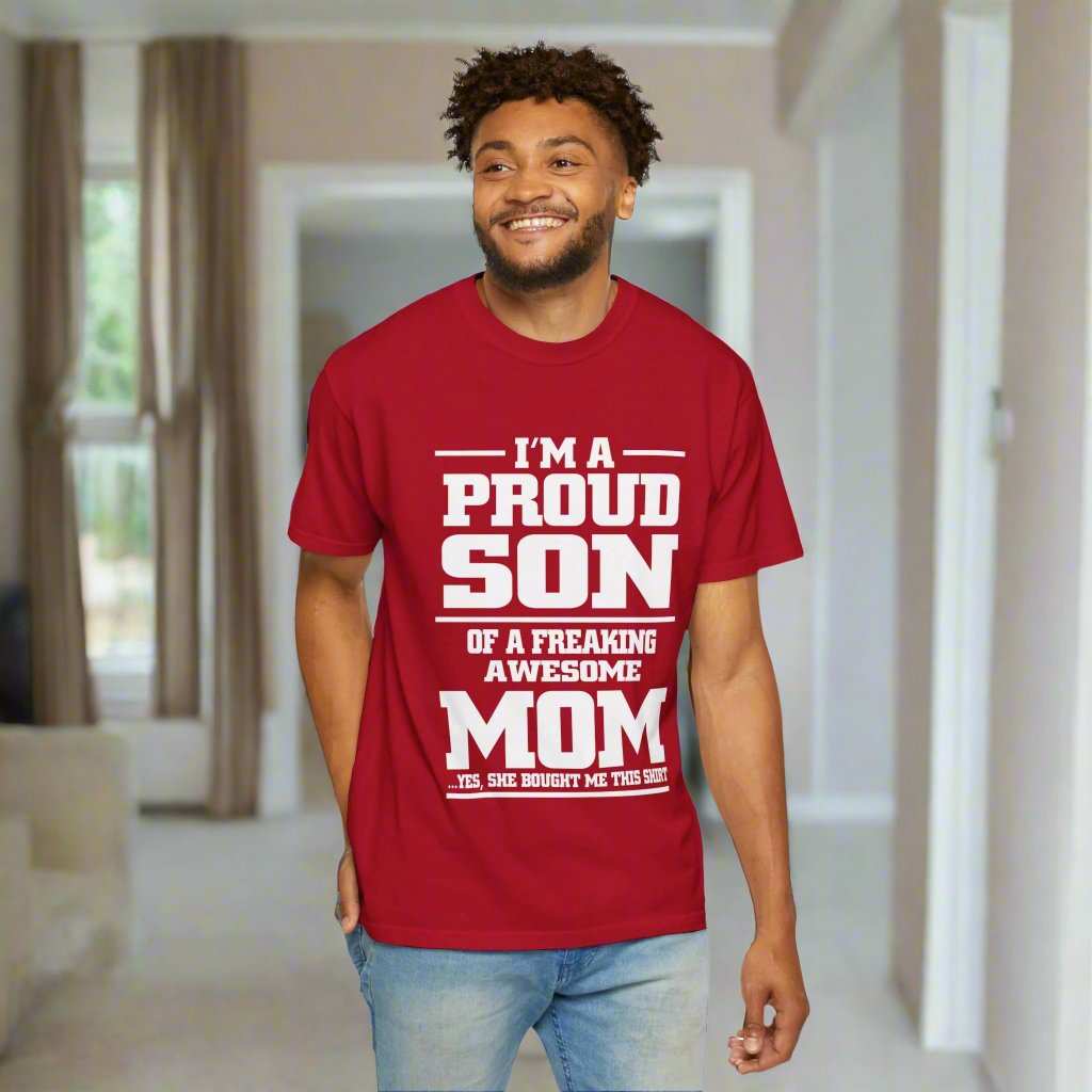 I’m a Proud Son T-Shirt – Meaningful Family Graphic Tee Gift - WJMAPPAREL.COM