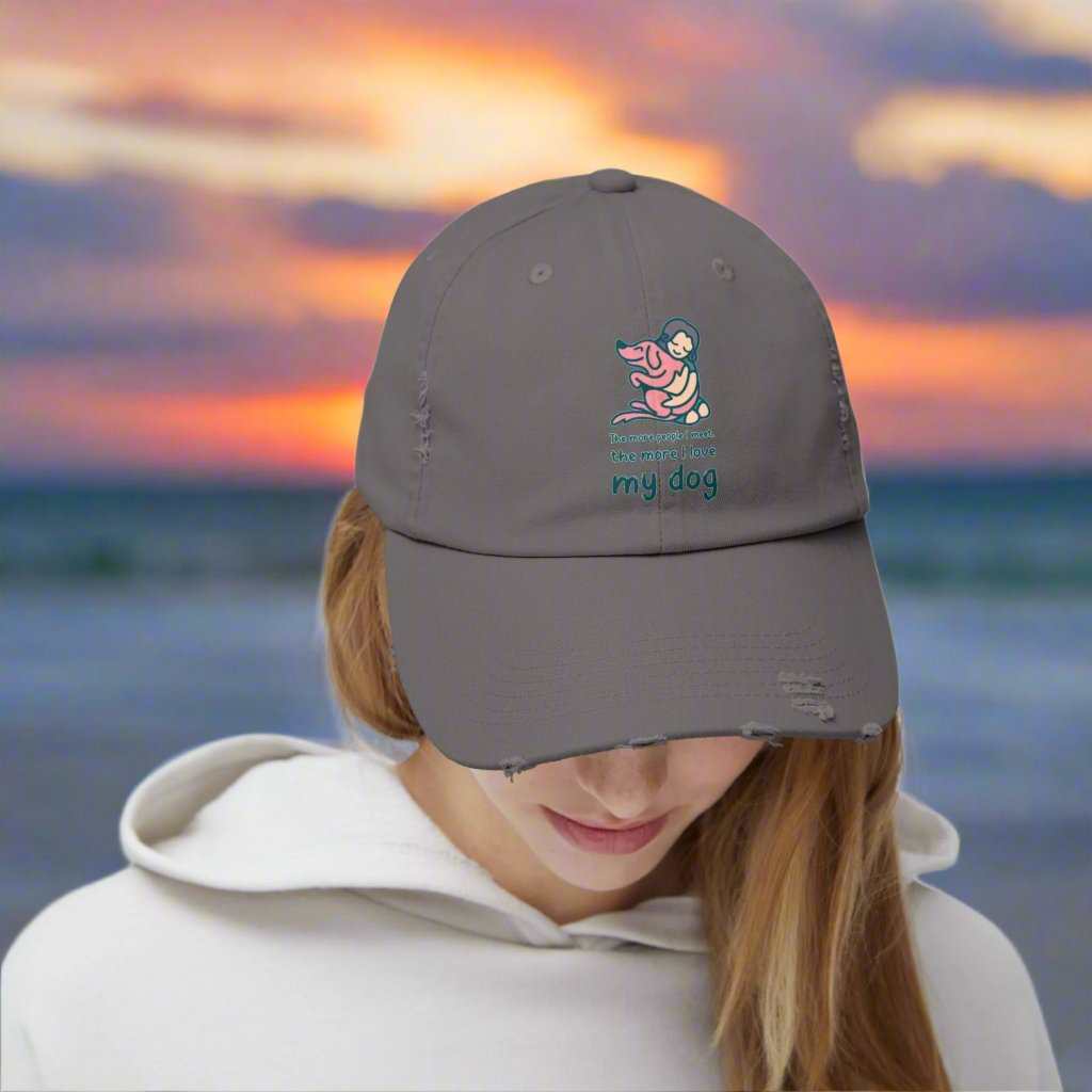 Love My Dog Dad Hat – Cute Dog Lover Adjustable Cap Gift - WJMAPPAREL.COM
