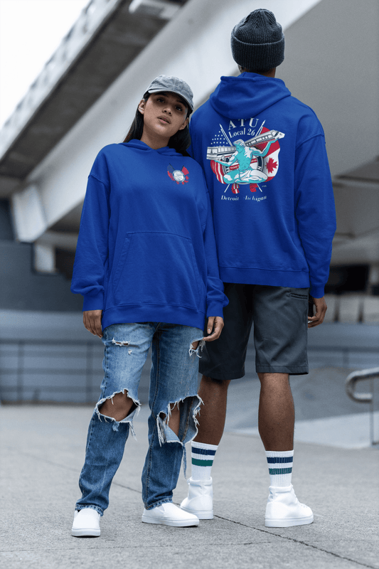 26 Blue Graphic Hoodie – Bold Number Streetwear Sweatshirt Gift - WJMAPPAREL.COM