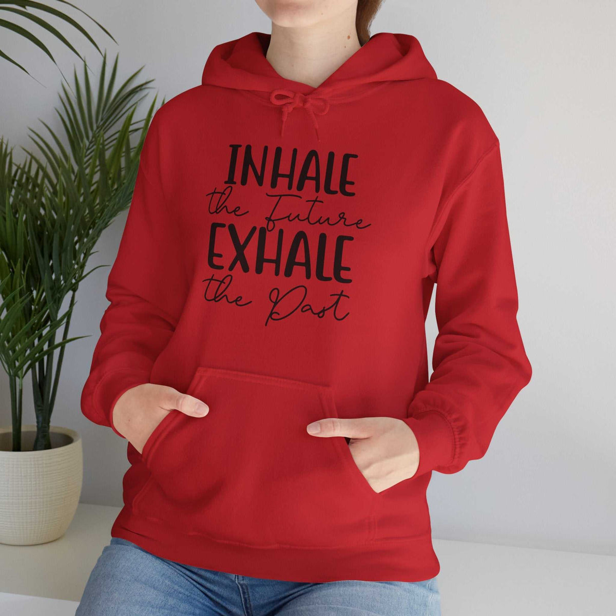 Inhale The Future Exhale The Past Hoodie – Inspirational Mindfulness Sweatshirt Gift - WJMAPPAREL.COM