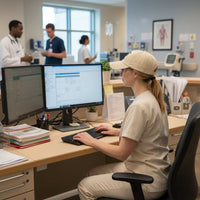 Funny Nurse Hat – “Cute Enough To Stop Heart” Distressed Baseball Cap Gift for Healthcare Workers - WJMAPPAREL.COM