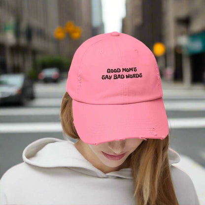 Good Moms Say Bad Words Dad Hat – Funny Mother’s Day Cap Gift - WJMAPPAREL.COM