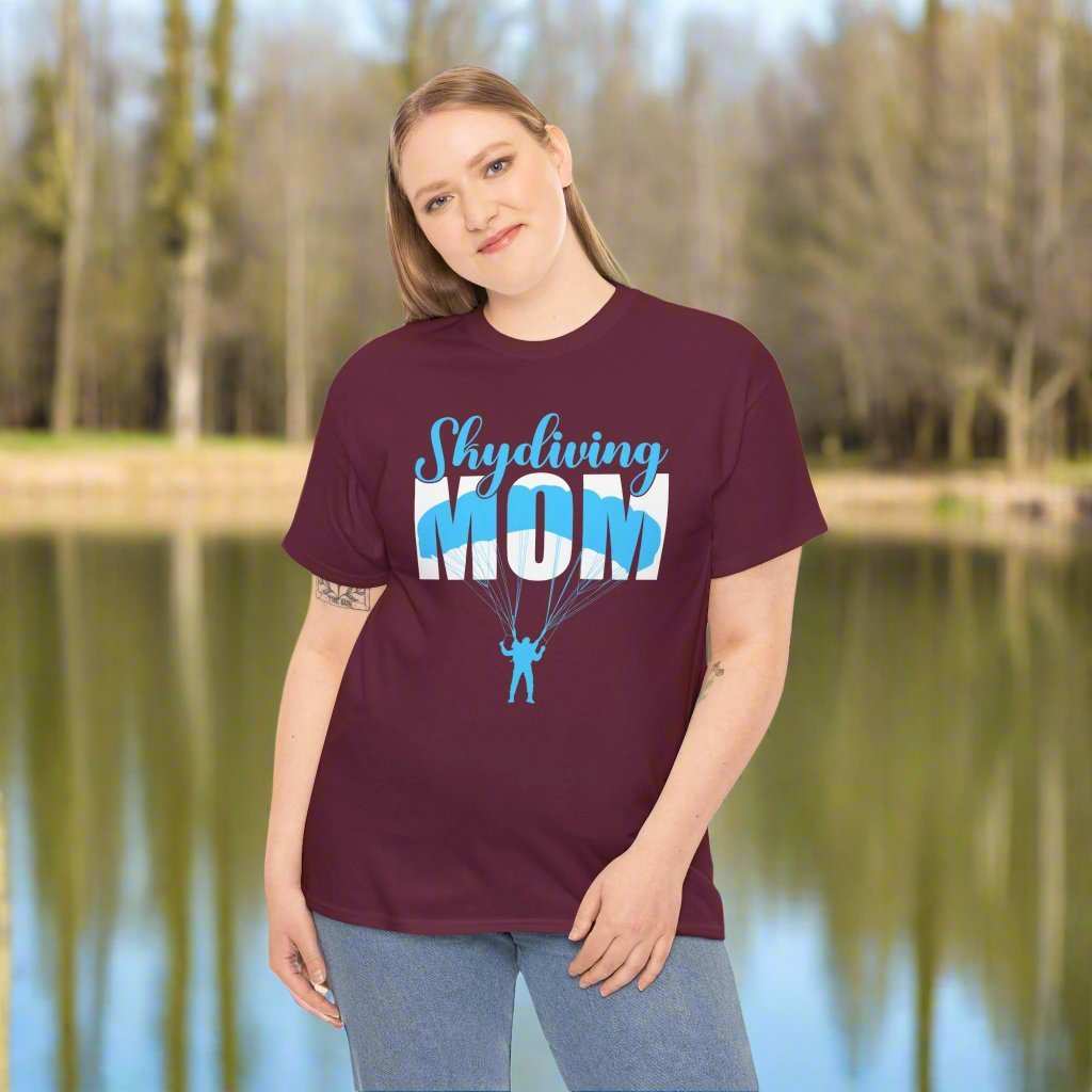 Skydiving Mom T-Shirt – Funny Extreme Sports Graphic Tee Gift - WJMAPPAREL.COM