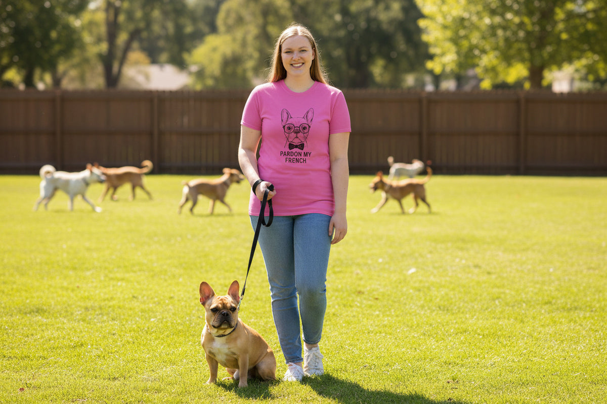 French Bulldog with Glasses T-Shirt