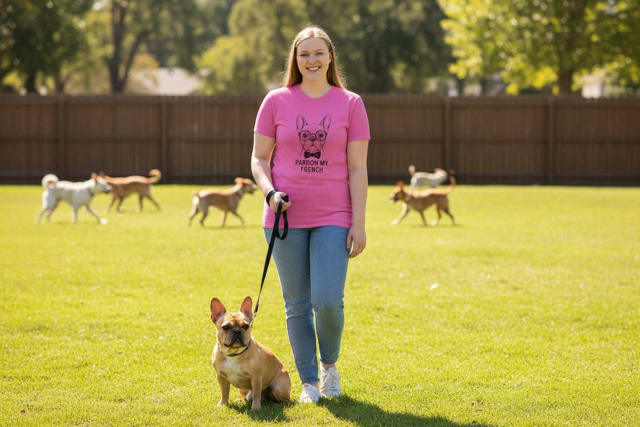 French Bulldog With Glasses T-Shirt – Funny Frenchie Lover Gift Tee - WJMAPPAREL.COM
