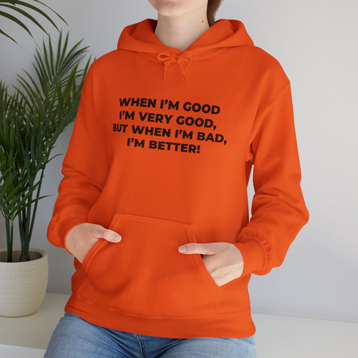 When I'm Good, I'm Very Good, Hoodie