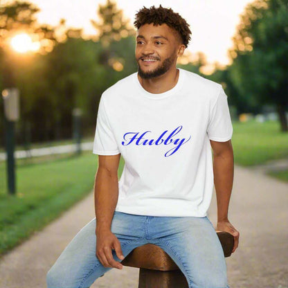 Hubby T-Shirt – Cute Husband Graphic Tee Anniversary Gift - WJMAPPAREL.COM