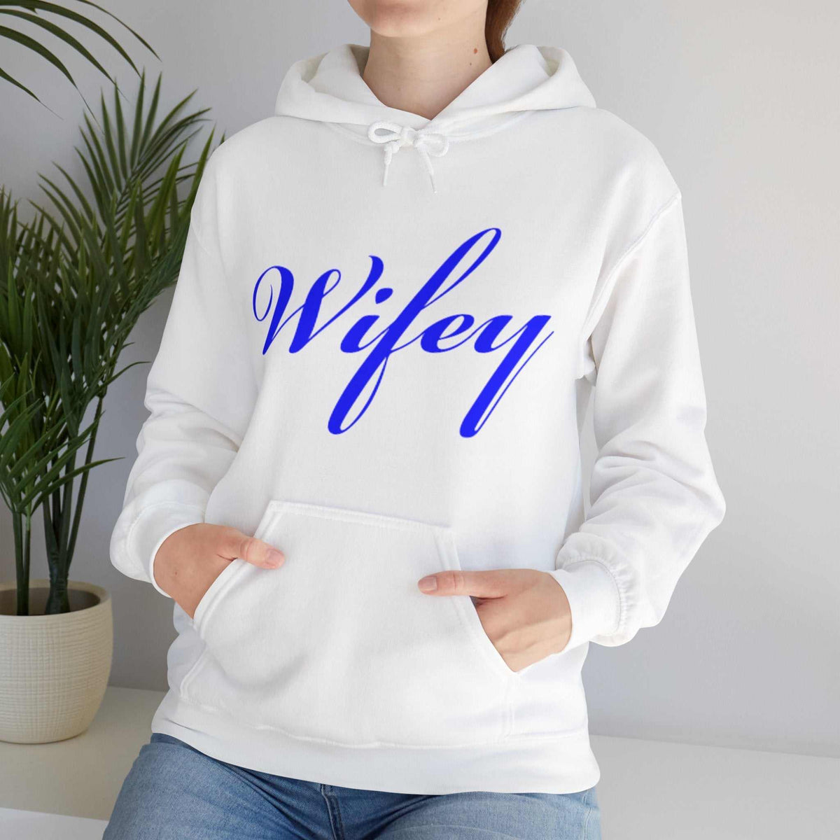 Wifey Hoodie – Cute Wife Sweatshirt Anniversary Gift - WJMAPPAREL.COM