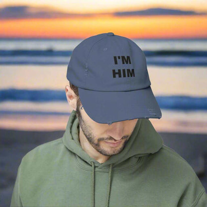 I’m Him Dad Hat – Bold Confident Statement Adjustable Cap Gift - WJMAPPAREL.COM