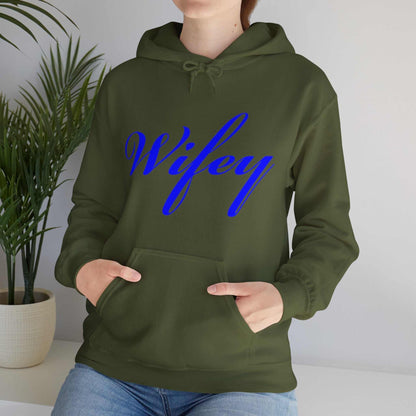 Wifey Hoodie – Cute Wife Sweatshirt Anniversary Gift - WJMAPPAREL.COM