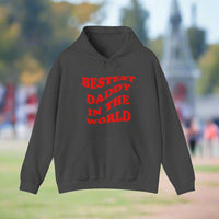 Bestest Daddy In The World Hoodie Red