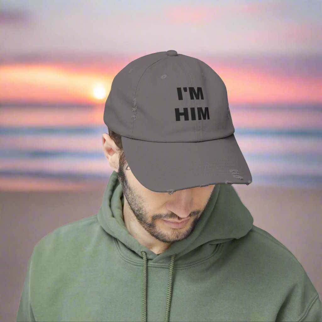 I’m Him Dad Hat – Bold Confident Statement Adjustable Cap Gift - WJMAPPAREL.COM