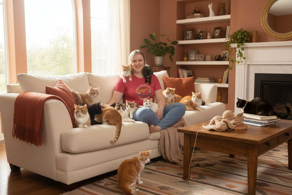 Easily Distracted by Cats T-Shirt – Funny Cat Lover Graphic Tee Gift - WJMAPPAREL.COM