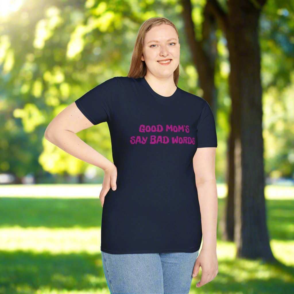 Good Moms Say Bad Words Shirt – Funny Mom Graphic Tee Gif - WJMAPPAREL.COM