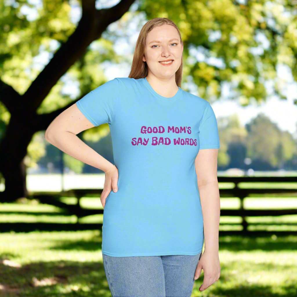 Good Moms Say Bad Words Shirt – Funny Mom Graphic Tee Gif - WJMAPPAREL.COM