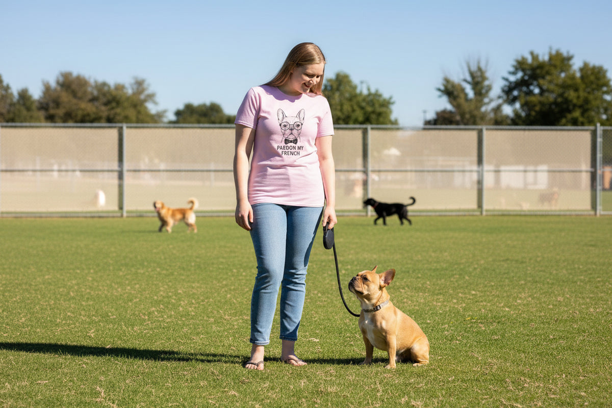 French Bulldog with Glasses T-Shirt