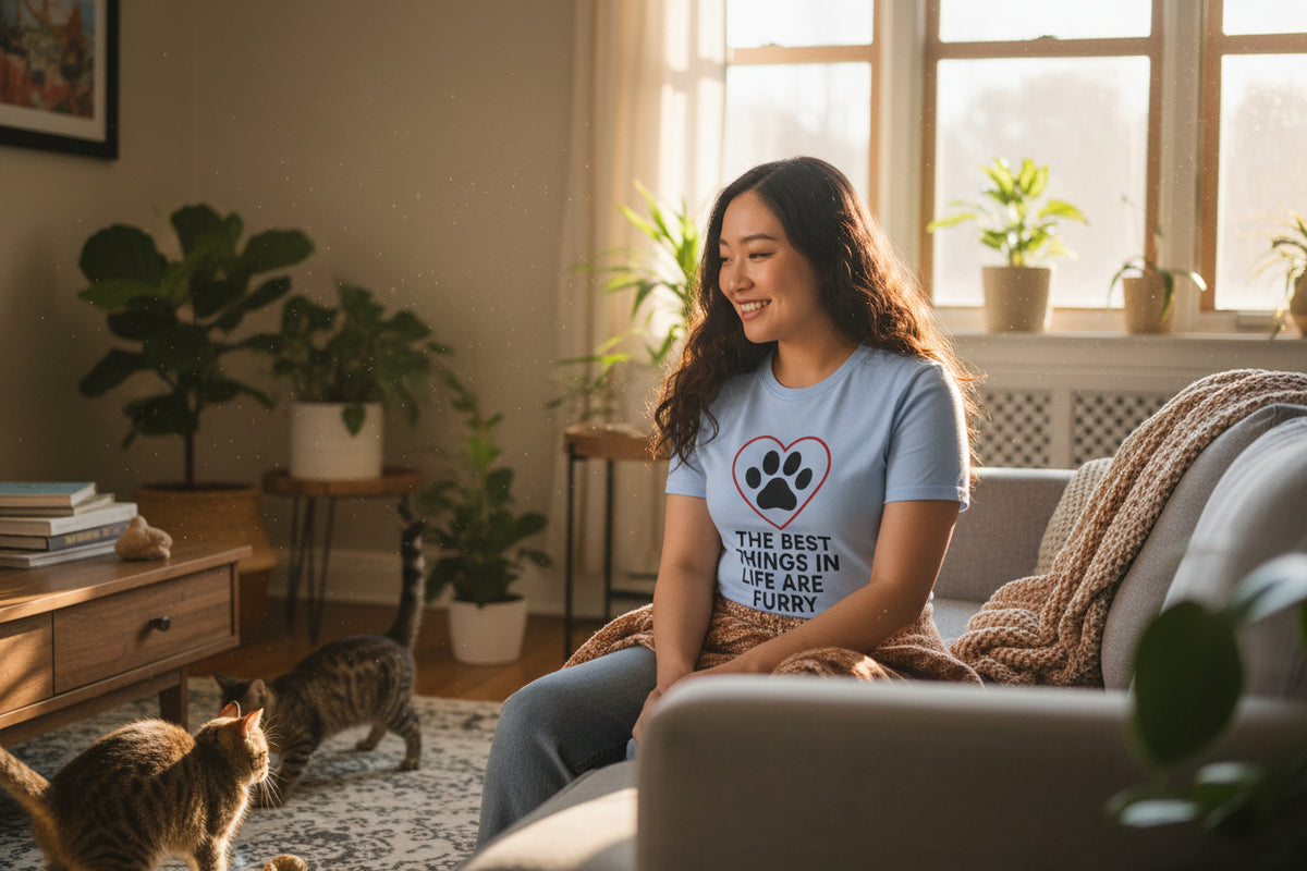 Best Things in Life Are Furry T-Shirt