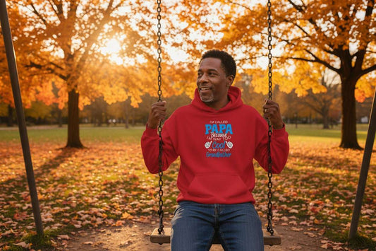 Funny Papa Hoodie – “Too Cool To Be Called Grandfather” Cozy Gift for Grandpa on Father’s Day - WJMAPPAREL.COM