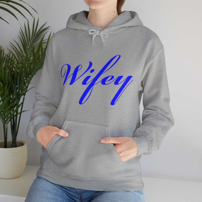 Wifey Hoodie – Cute Wife Sweatshirt Anniversary Gift - WJMAPPAREL.COM