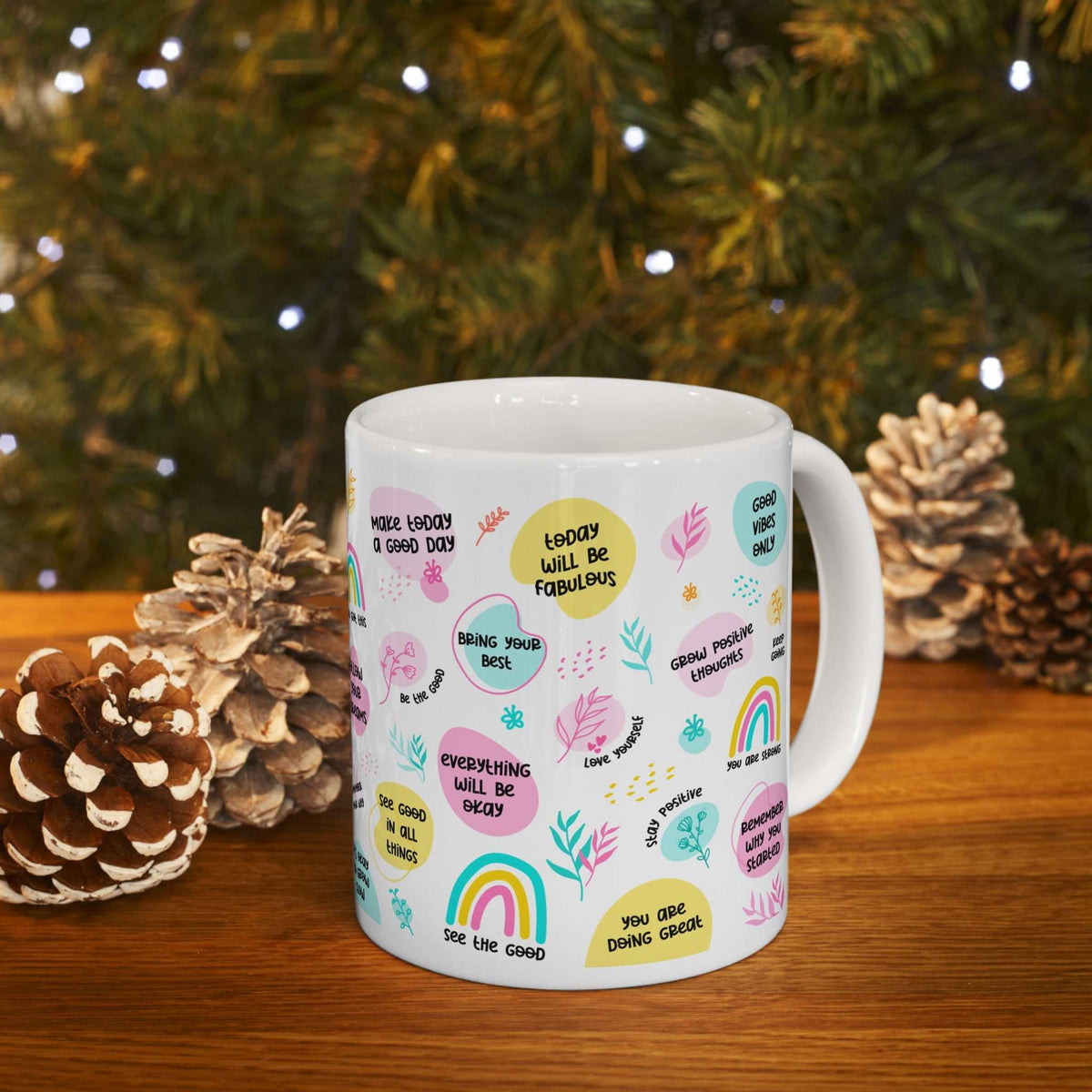 Inspirational 11oz Mug – Motivational Ceramic Coffee Mug Gift - WJMAPPAREL.COM