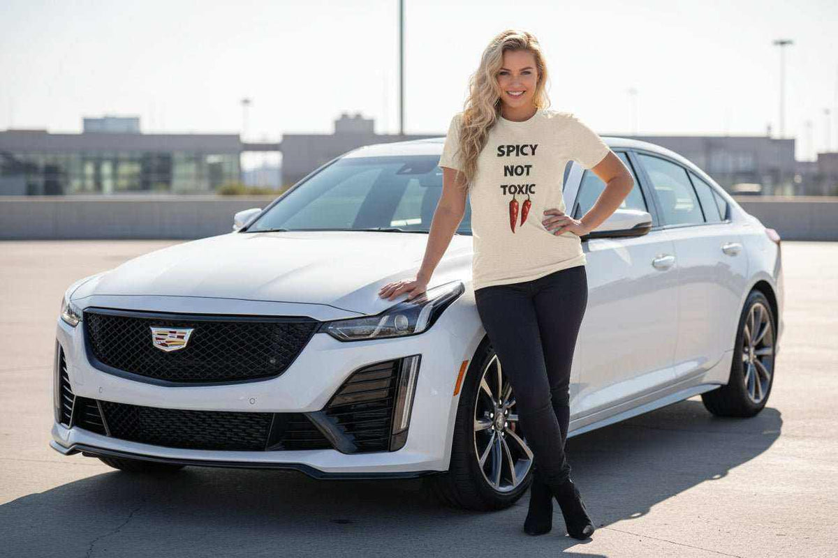 Spicy Not Toxic T-Shirt – Funny Bold Confident Statement Graphic Tee - WJMAPPAREL.COM