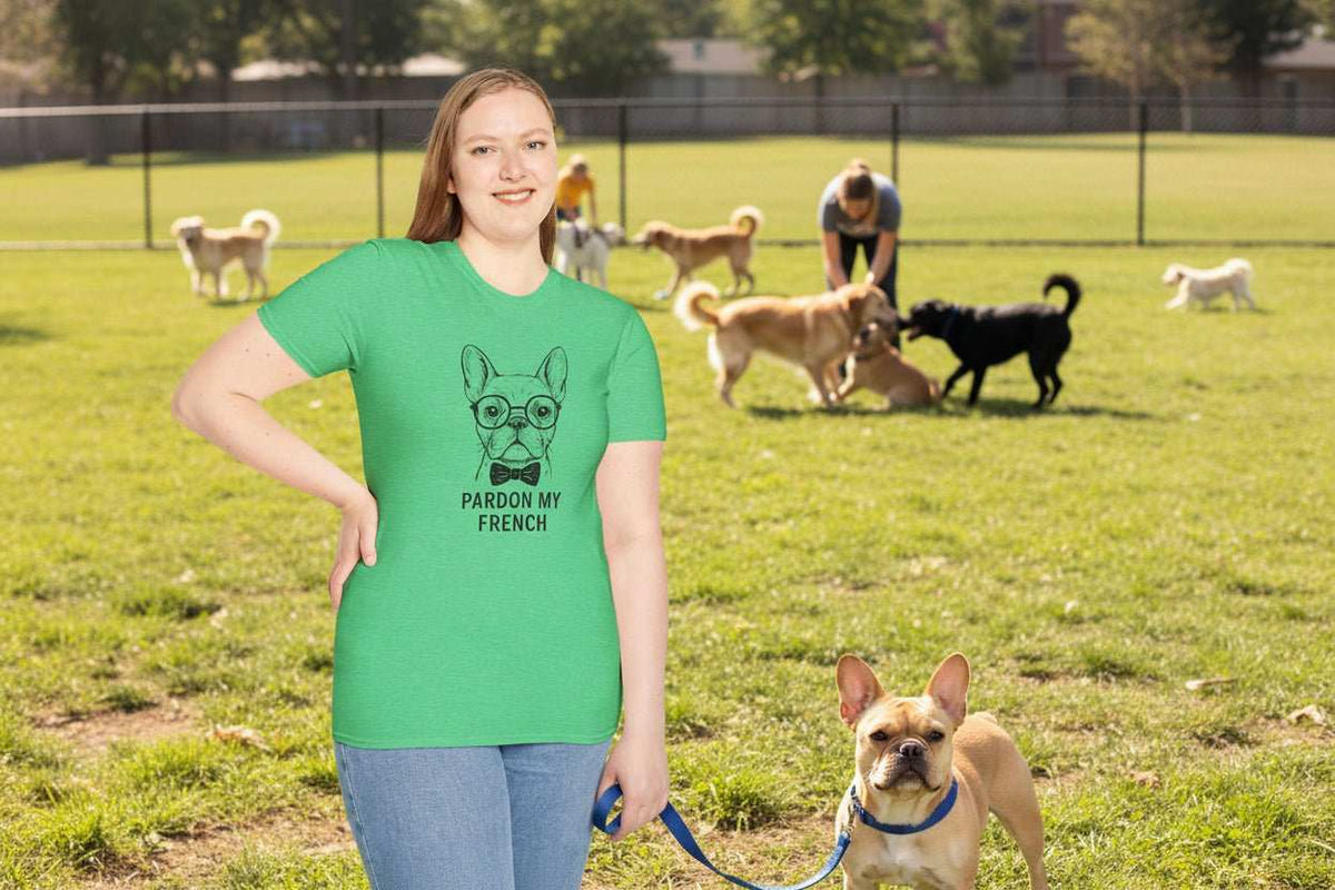 French Bulldog With Glasses T-Shirt – Funny Frenchie Lover Gift Tee - WJMAPPAREL.COM