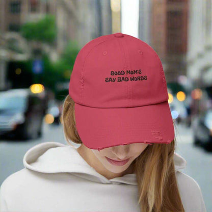 Good Moms Say Bad Words Dad Hat – Funny Mother’s Day Cap Gift - WJMAPPAREL.COM