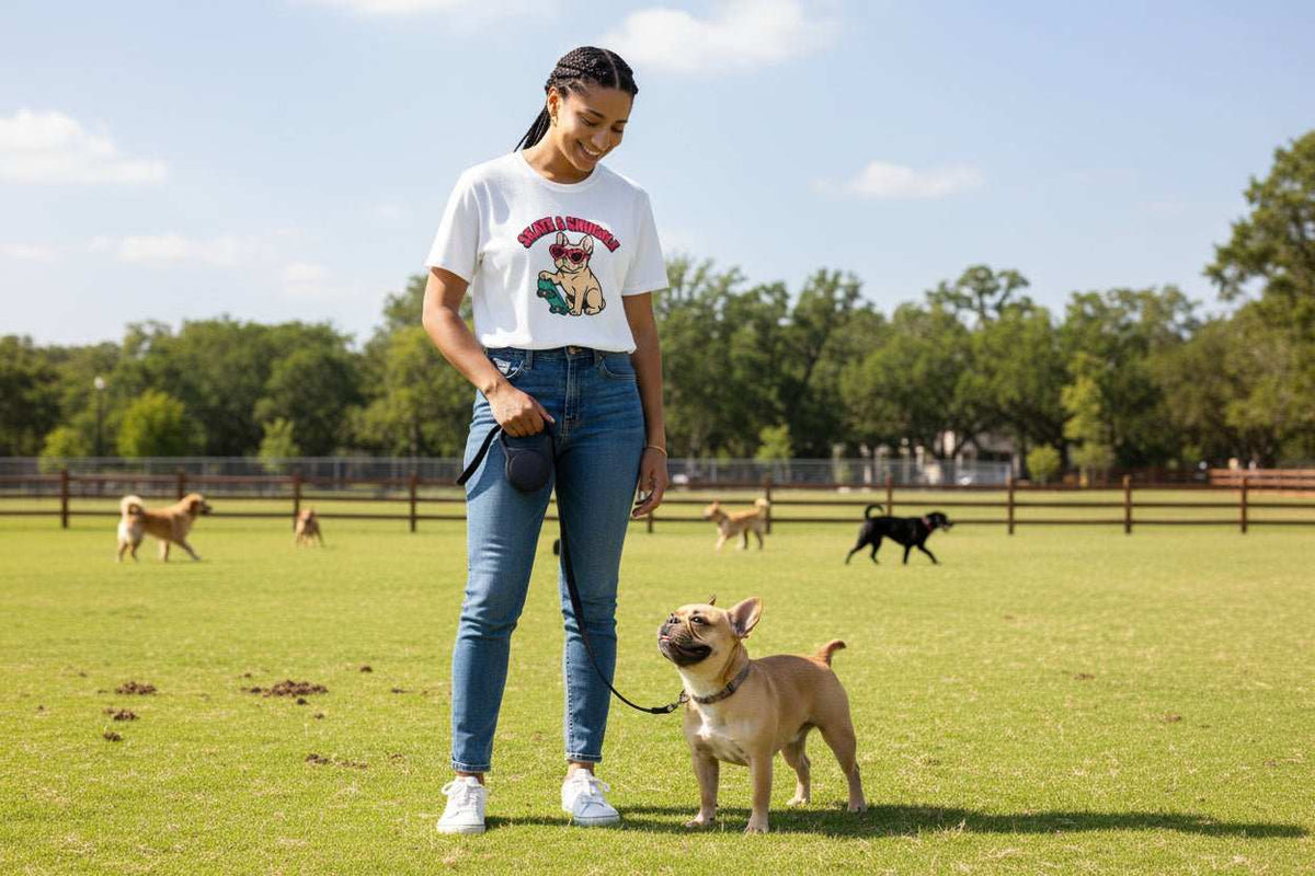 Cute Dog Lover Shirt – Skate and Snuggle Pup T-Shirt for Dog Moms & Skater Girls - WJMAPPAREL.COM