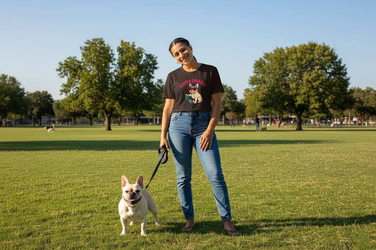 Cute Dog Lover Shirt – Skate and Snuggle Pup T-Shirt for Dog Moms & Skater Girls - WJMAPPAREL.COM