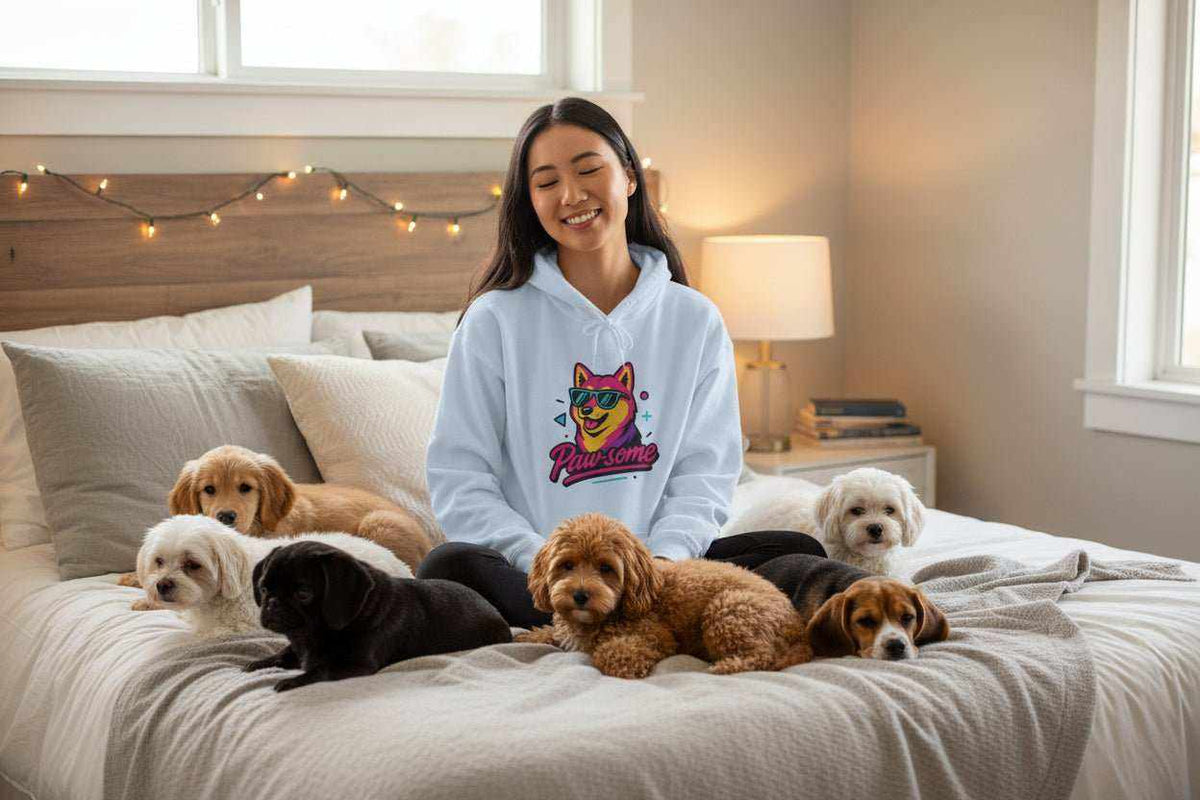 Paw - Some Neon Dog Hoodie – Funny Dog Lover Sweatshirt Gift for Pet Parents - WJMAPPAREL.COM