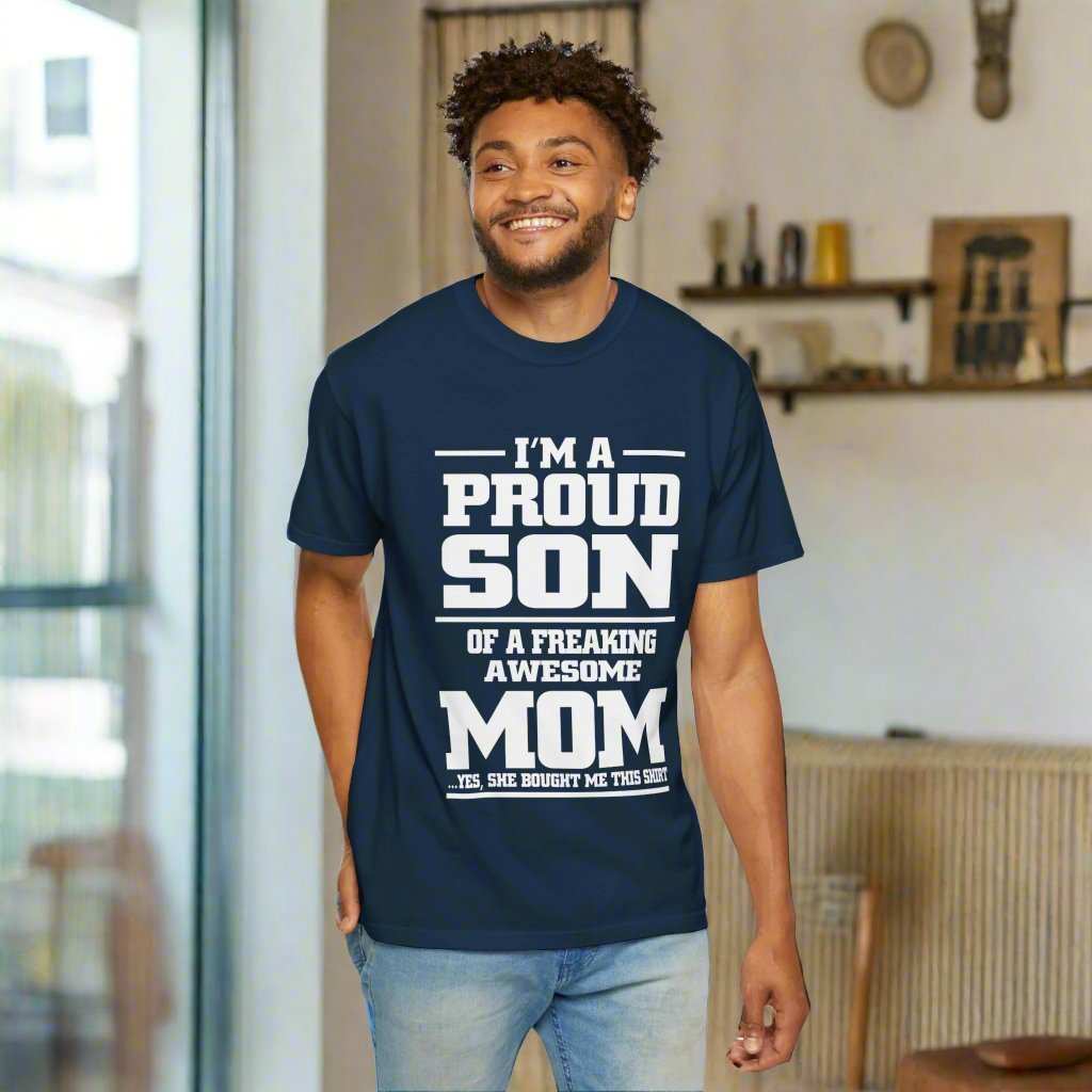 I’m a Proud Son T-Shirt – Meaningful Family Graphic Tee Gift - WJMAPPAREL.COM