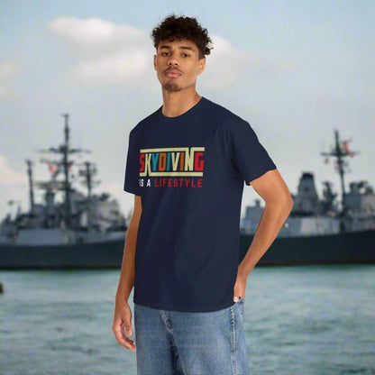 Skydiving Is A Lifestyle T-Shirt – Extreme Sports Graphic Tee Gift - WJMAPPAREL.COM