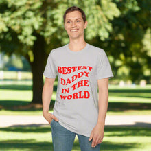 Bestest Daddy In The World T-Shirt Red