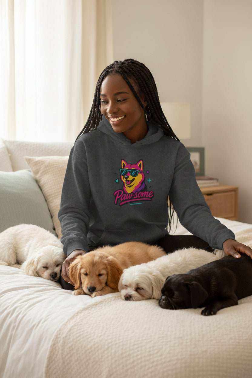 Paw - Some Neon Dog Hoodie – Funny Dog Lover Sweatshirt Gift for Pet Parents - WJMAPPAREL.COM