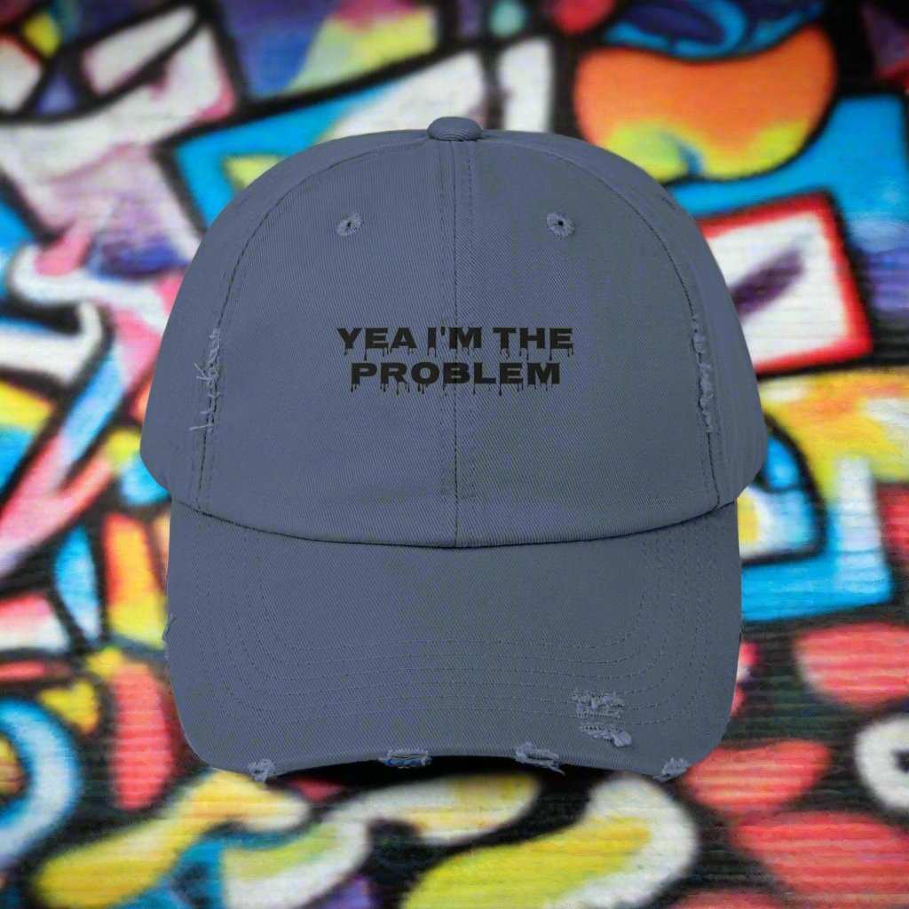 Yea I’m The Problem Dad Hat – Funny Sarcastic Adjustable Cap Gift - WJMAPPAREL.COM