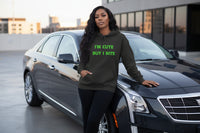 Cute But I Bite Hoodie