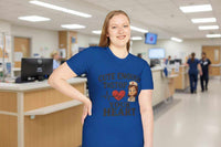 Funny Nurse T-Shirt – “Cute Enough To Stop Heart” Gift for Nurses or Girlfriend - WJMAPPAREL.COM