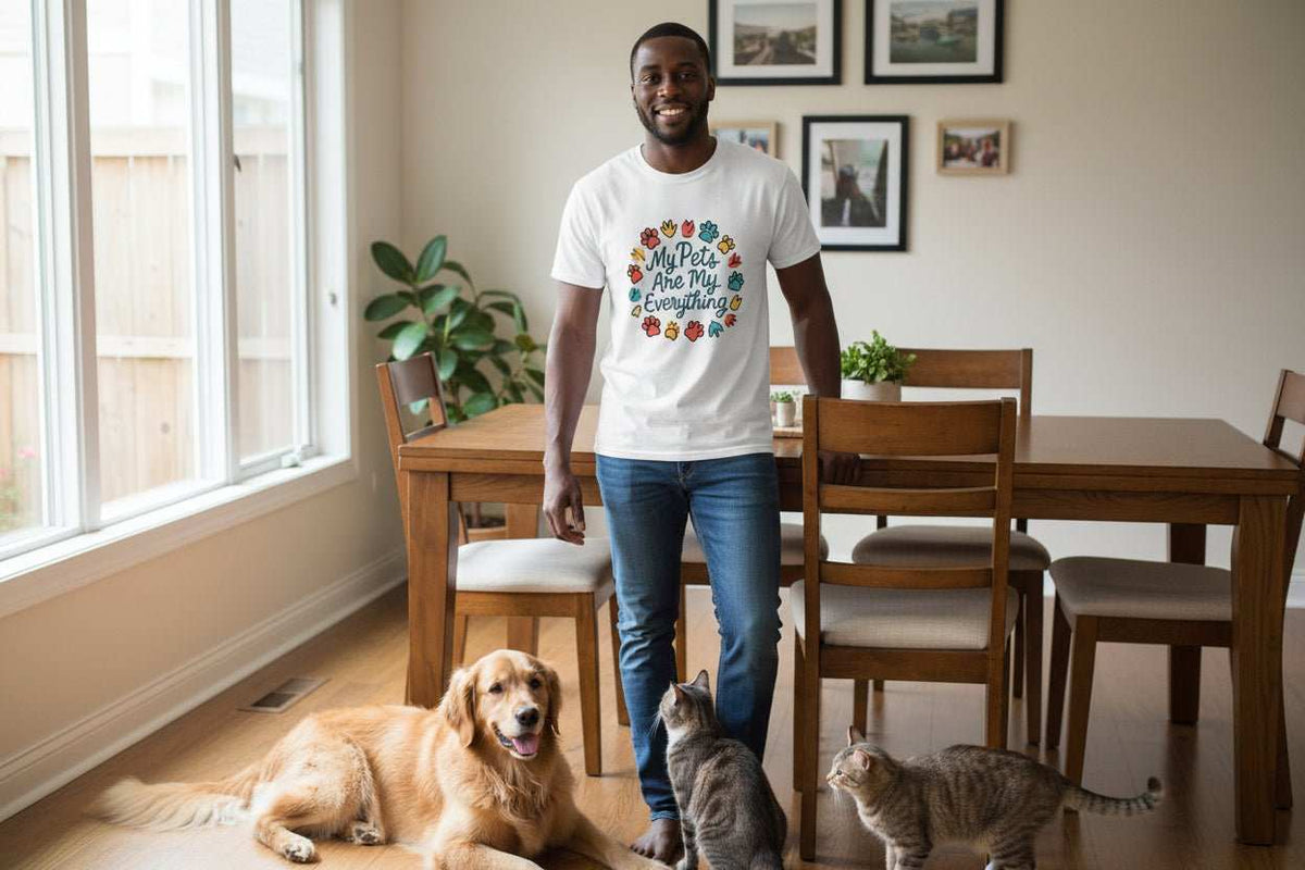 My Pets Are Everything T-Shirt – Cute Dog & Cat Lover Gift Tee - WJMAPPAREL.COM