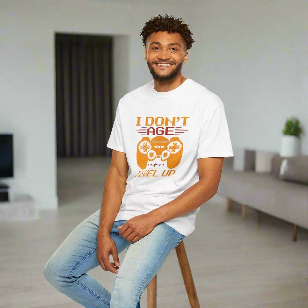 I Don’t Age I Level Up T-Shirt – Funny Birthday Gamer Shirt Gift - WJMAPPAREL.COM