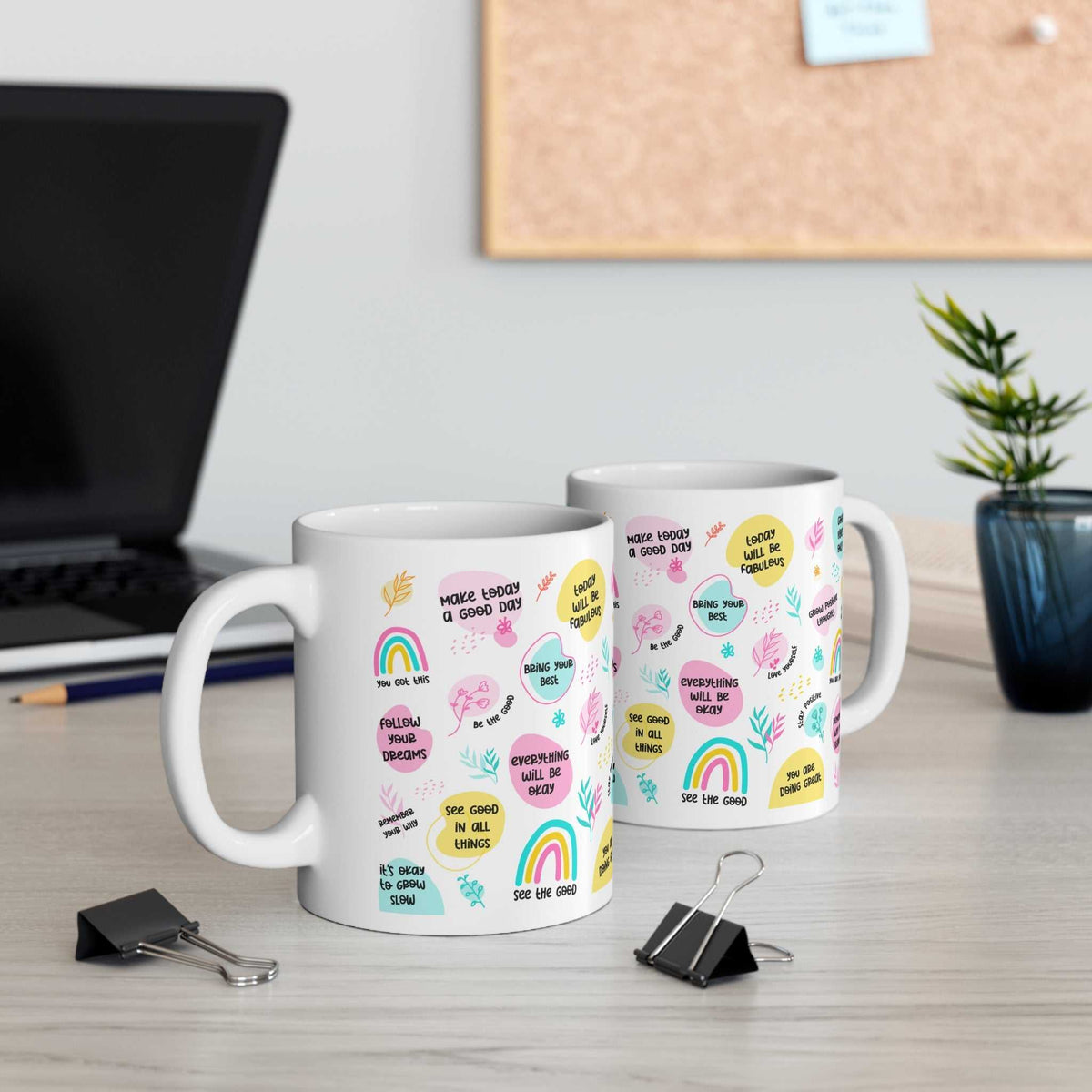 Inspirational 11oz Mug – Motivational Ceramic Coffee Mug Gift - WJMAPPAREL.COM